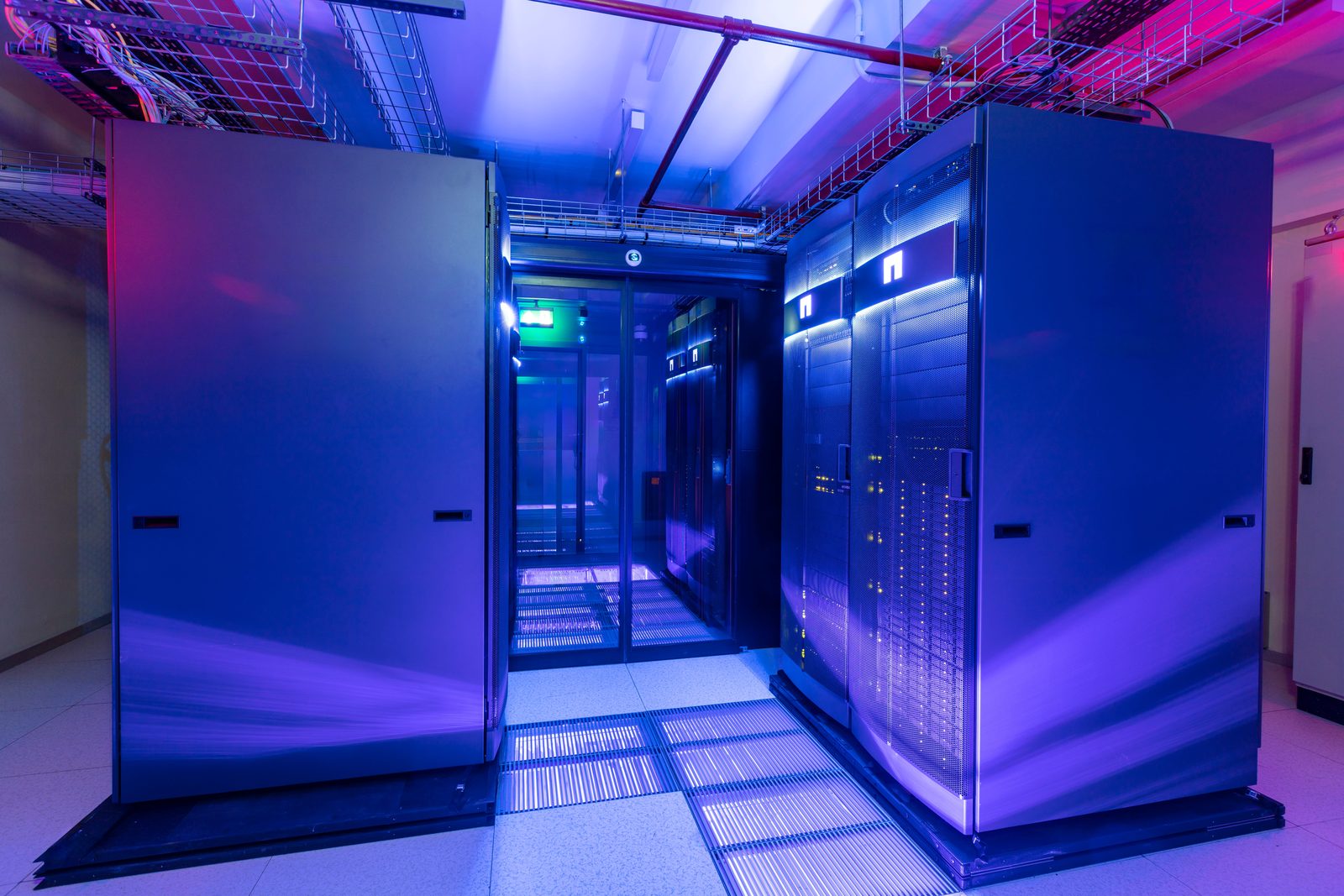 Data center servers powering cloud phone systems